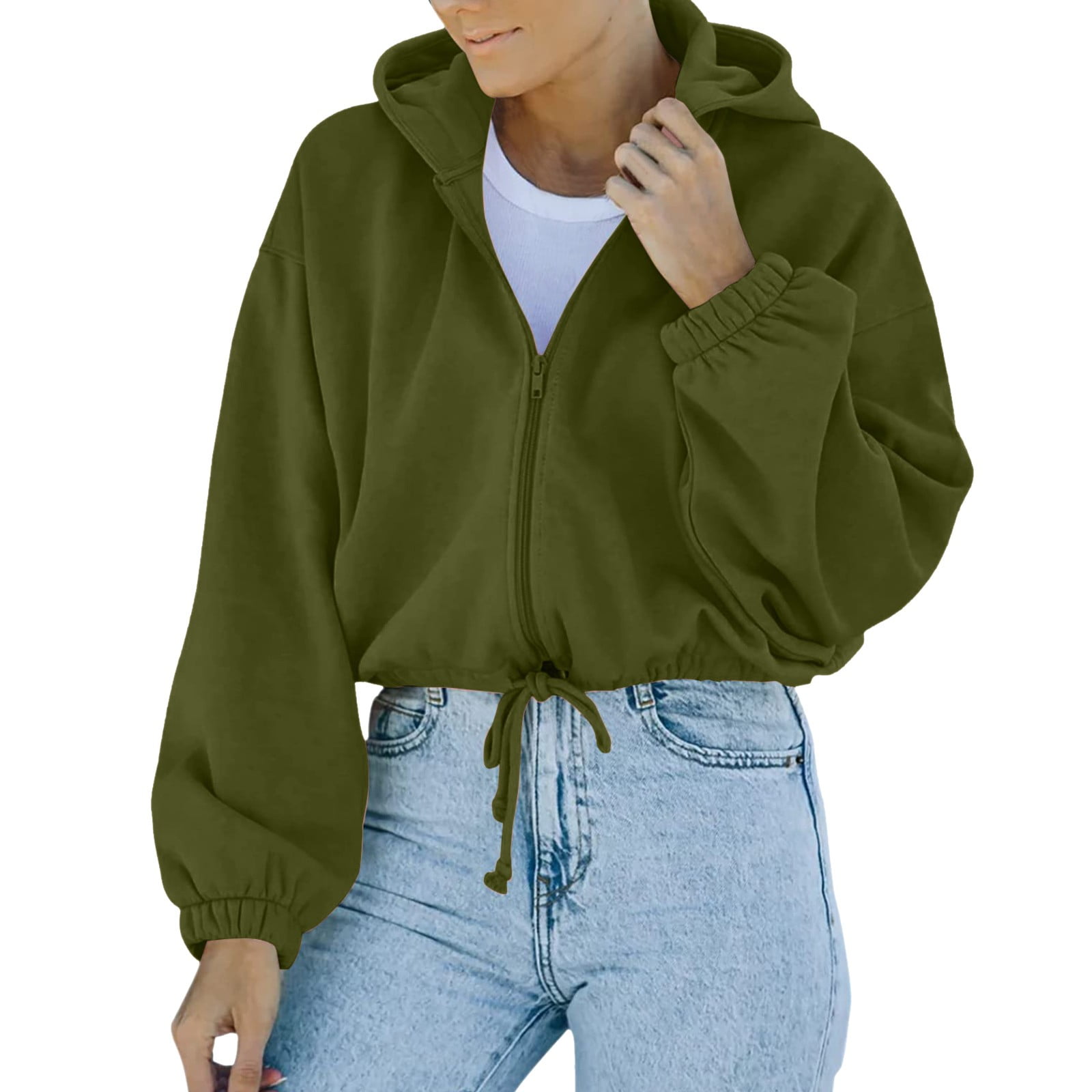 Petite zip up hoodie best sale