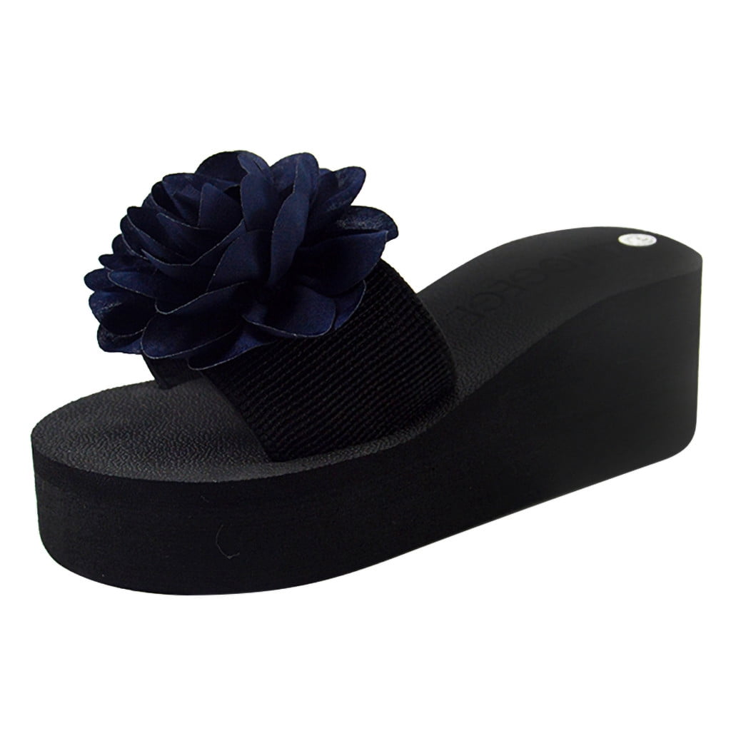 ZBYY Women's Open Toe Ankle Strap Sandals - Casual Platform Slippers, Flat Beach Shoes, Summer Comfort Footwear