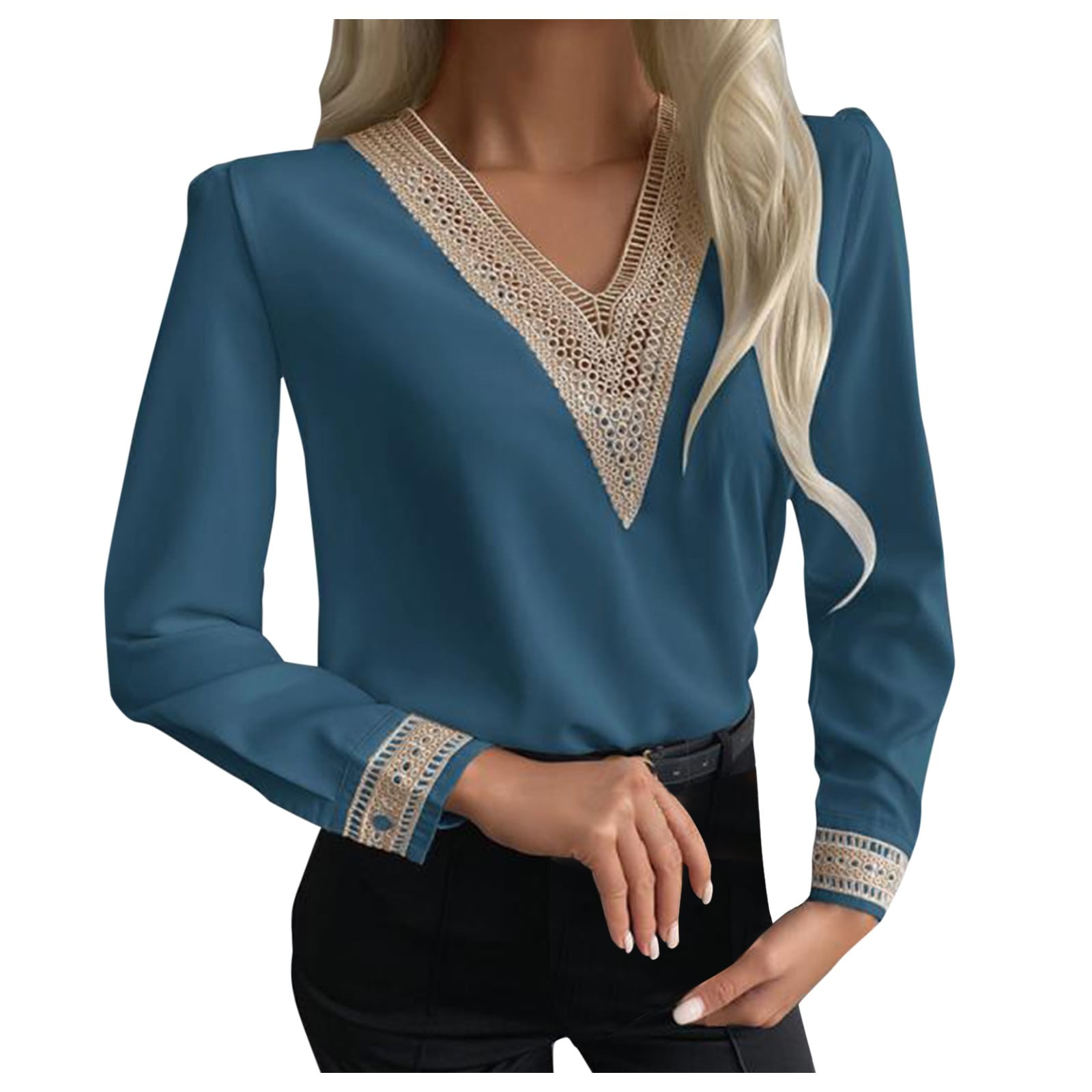 uhnmki Button Up Shirt Women Autumn Winter Casual Comfortable