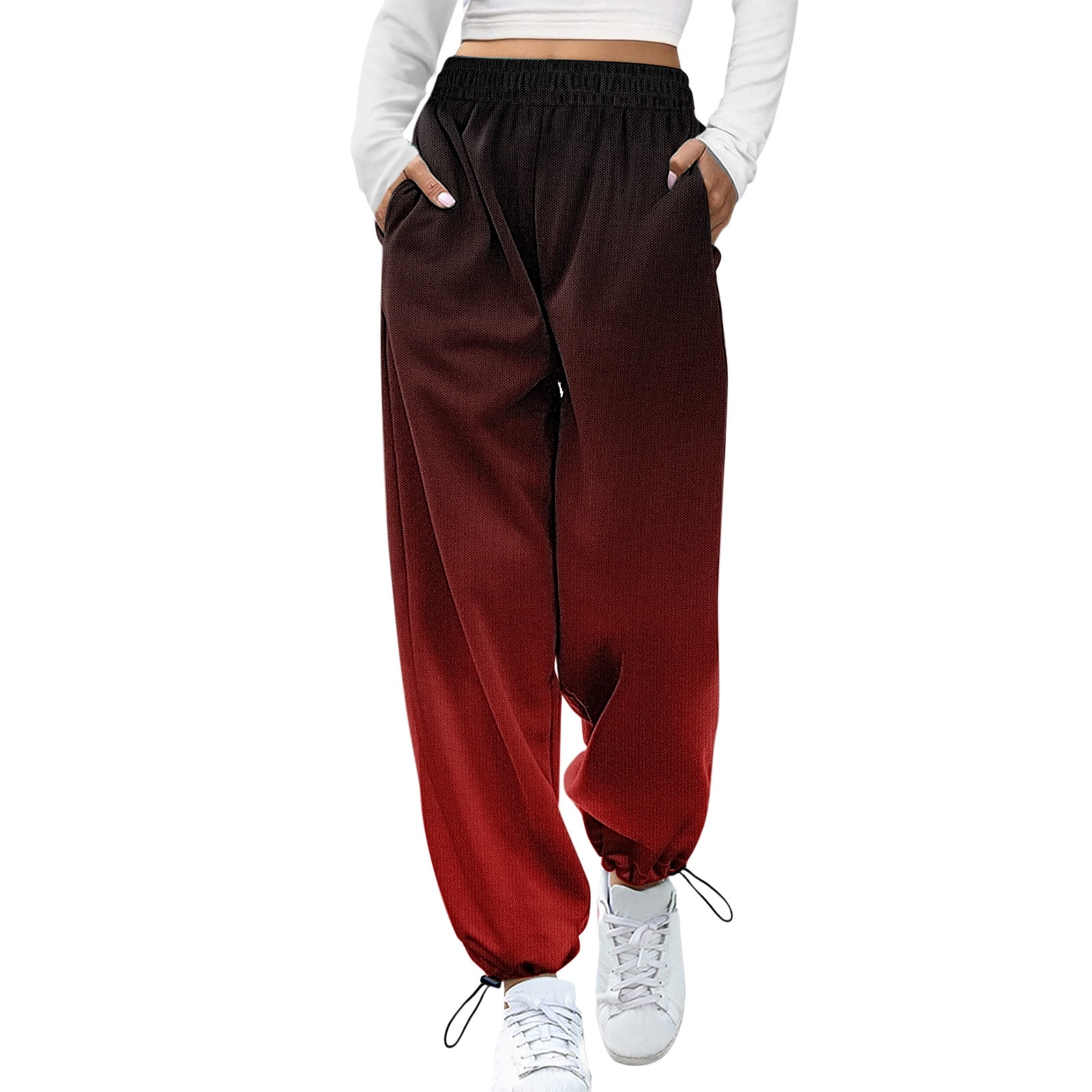 HSMQHJWE Womens Sweatpants Track Bottoms Cotton Joggers Casual