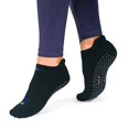 thumbnail image 1 of HSP Non-Slip Yoga Qi Socks for Men and Women Non-Slip Grip Socks for Dance, Workout, Barre, Ballet, Barefoot Training (S, Black), 1 of 9