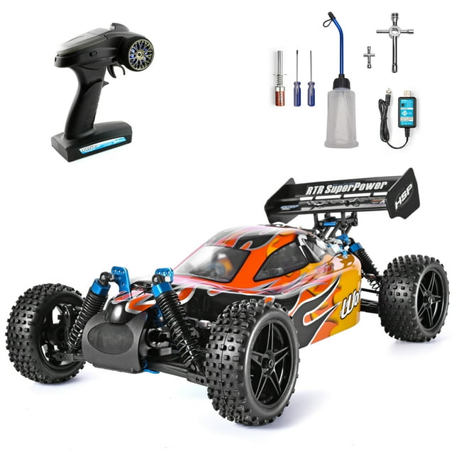 HSP 1:10 Scale 4WD Nitro Gas Powered Off-Road RC Car, High-Speed Racing ...