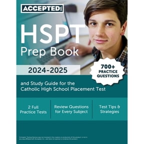 Pre-Owned HSPT Prep Book 2024-2025: 700+ Practice Questions and Study Guide for the Catholic High School Placement Test (Paperback) 1637987730 9781637987735