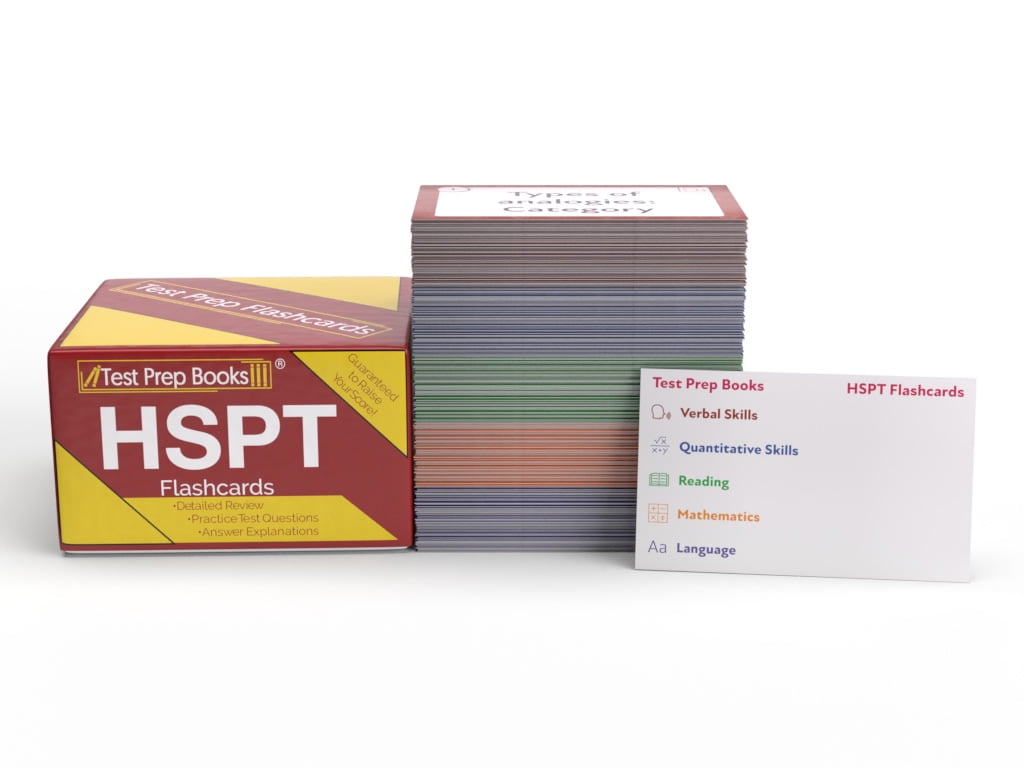 HSPT Study Cards 2024-2025: HSPT Prep and Practice Test Questions for ...