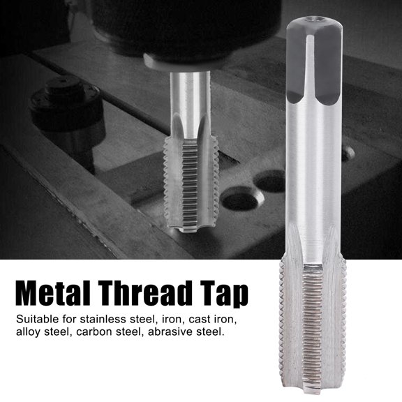 HSS 1/8 Inch Pipe Thread Tap 28 TPI G1/8 Repair Tool for Stainless Steel Iron Cast Alloy Carbon