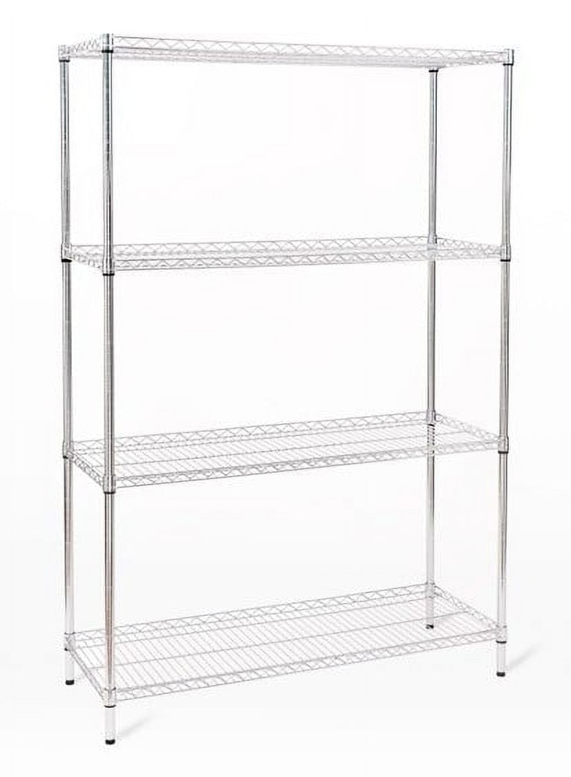 "HSS Steel Storage, 18""Dx48""Wx72""H, 4 Shelf Heavy Duty Wire Shelving