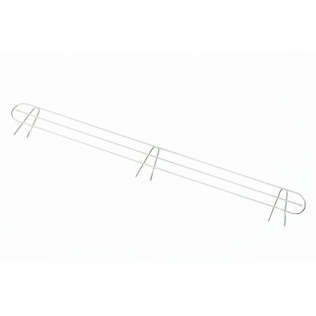 HSS Add-on Steel Wire Shelf Back Ledge Fits 48" Wide Shelf Chrome 2-Pack, Hardware