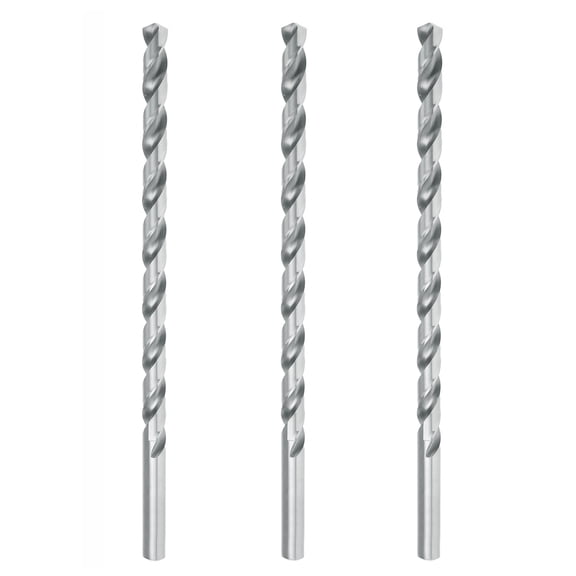 HSS Aircraft Extension Drill Bit Extra Long  3Pcs 1/2 In. x 12 in.