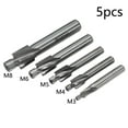 thumbnail image 1 of HSS Counterbore End Mill M3-M8 Pilot Slotting Tool Countersink Milling Cutter, 1 of 12