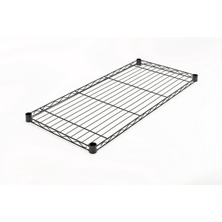 HSS Extra Wire Shelf 14"x36" Fits 1" Pole Diameter Black, Capacity 350 lbs