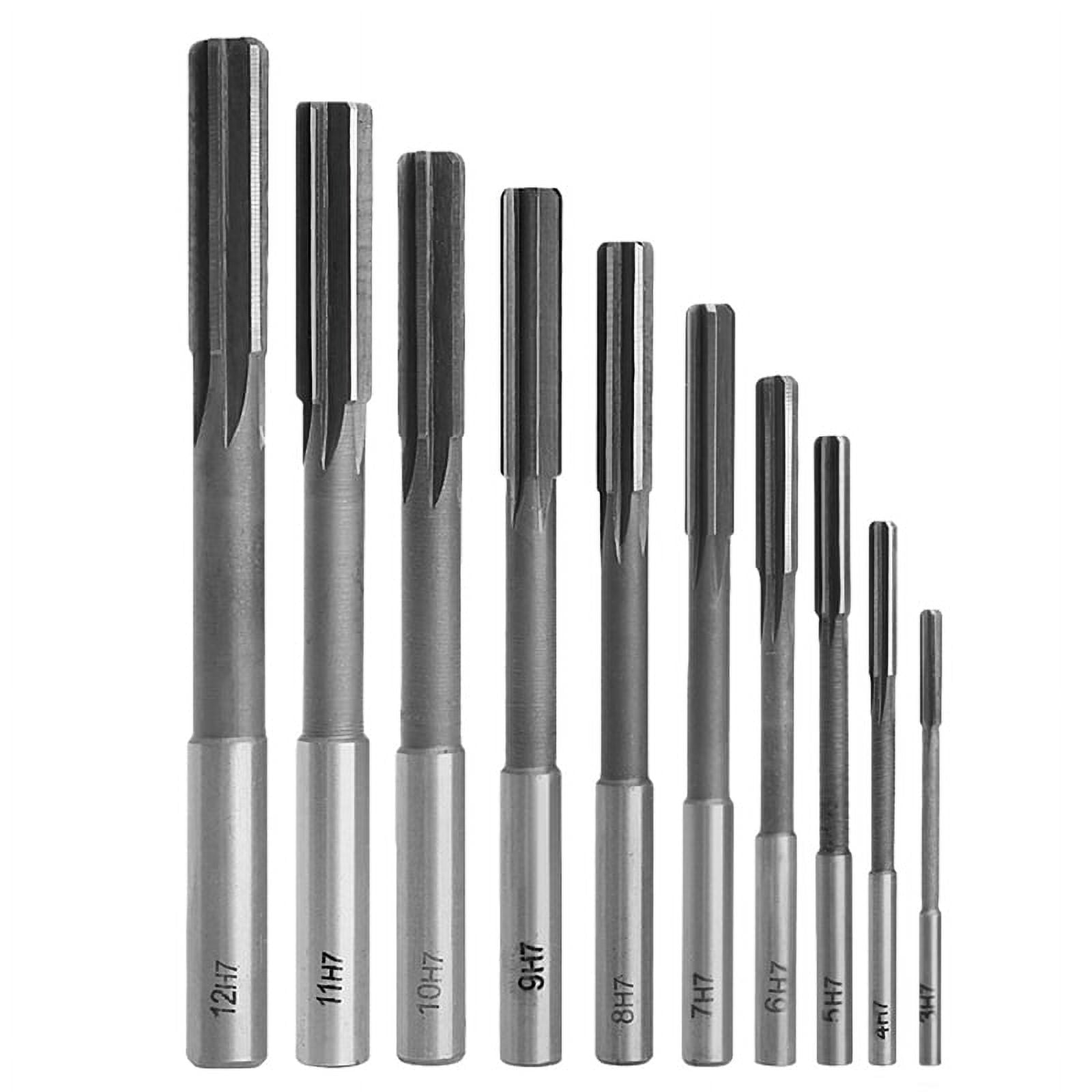 HSS H7/H8 Machine Reamer Shank 3-12mm Use for Bore Machining Silver ...