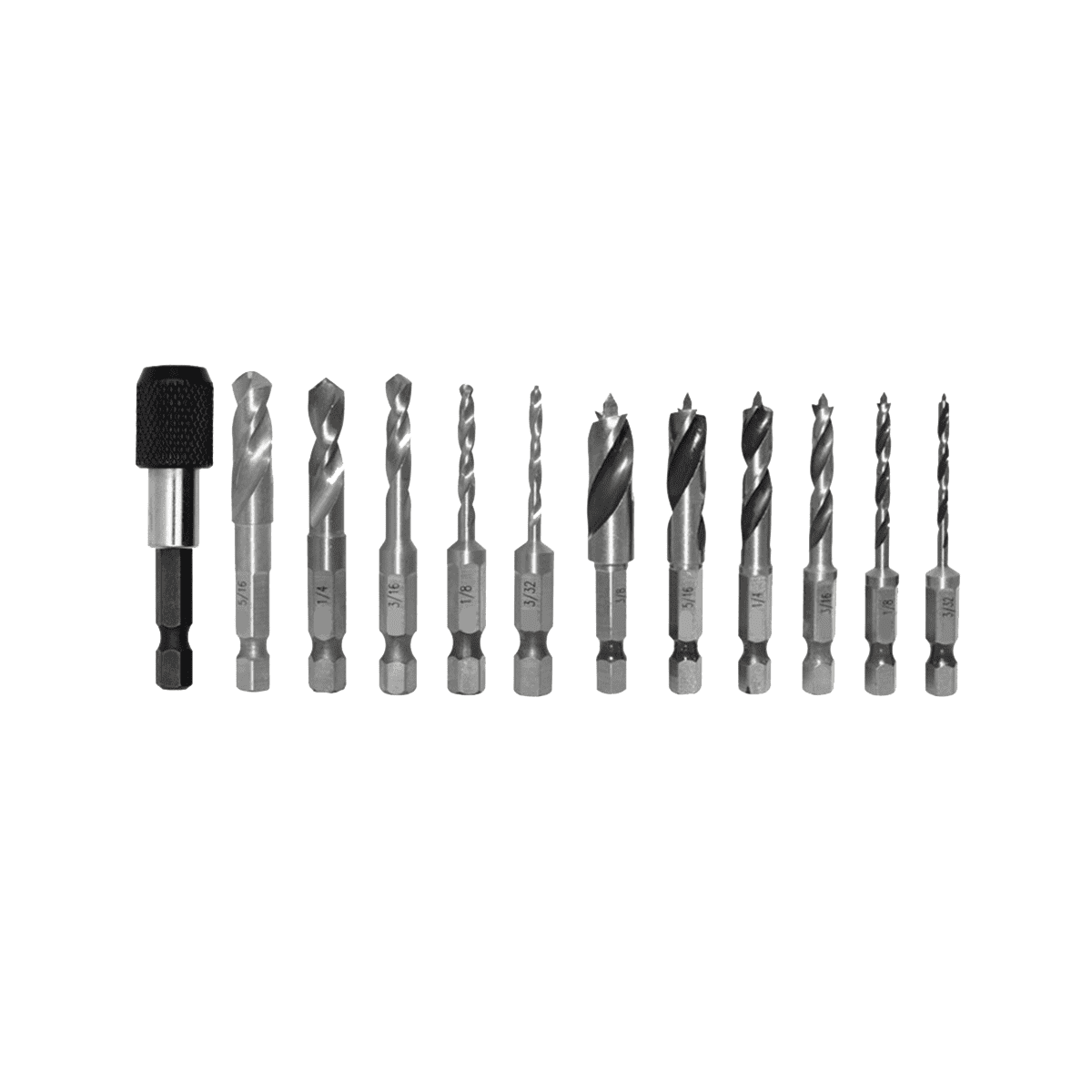 HSS Metric Taps Hex Drill Bits Set for Drilling Tapping Cutting