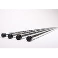 thumbnail image 1 of HSS Steel 30" Long Poles 3/4" Pole Diameter 1.0mm Thickness Chrome 4-Pack, Hardware, 1 of 2