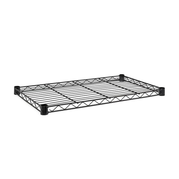 HSS Steel Extra Wire Shelf 13.4"x23.2", Fits 3/4" Pole Diameter, Black, Shelf Capacity 250 lbs