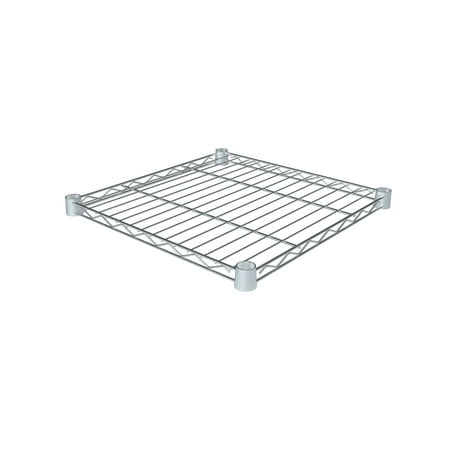 HSS Steel Extra Wire Shelf 16"x16", Chrome, Shelf Capacity 250 lbs, 1-Pack