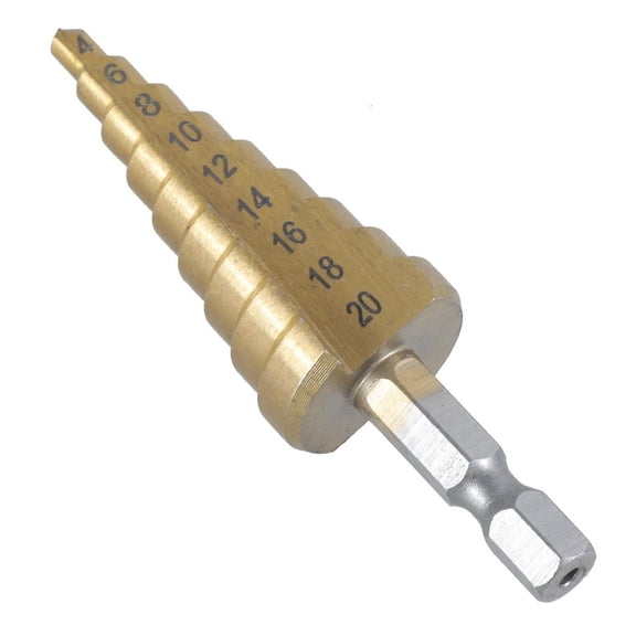 HSS Steel Step Cone for Drill Bit Hole Cutting Tool 4-20mm