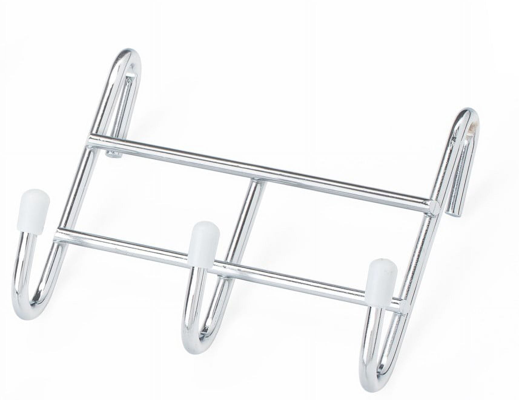 ZDMZR Corner Bathroom Rack, Bathroom Organizer, Bathroom Shelves,  Babathroom Storage Shelf, Space Aluminum Materials (Color : Silver -Without  Hook