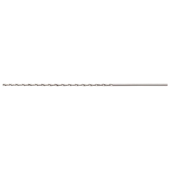 HSS Straight Shank 4mm Twist Head 300mm Long Drill Bit Silver Tone