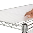 thumbnail image 1 of HSS Wire Shelf Liners for 18" x 48" Wire Shelf, Opaque Plastic, 5-Pack, 1 of 5