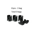 thumbnail image 1 of HSS Wire Shelf Plastic Lock Clips, Fits 3/4" Pole Diameter Black, 24-Pieces, Hardware, 1 of 4