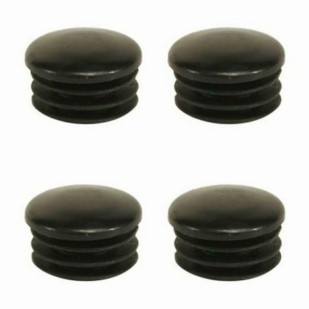HSS Wire Shelf Plastic Top Pole Cap Fits 3/4” Pole Diameter 4-Pack, Hardware