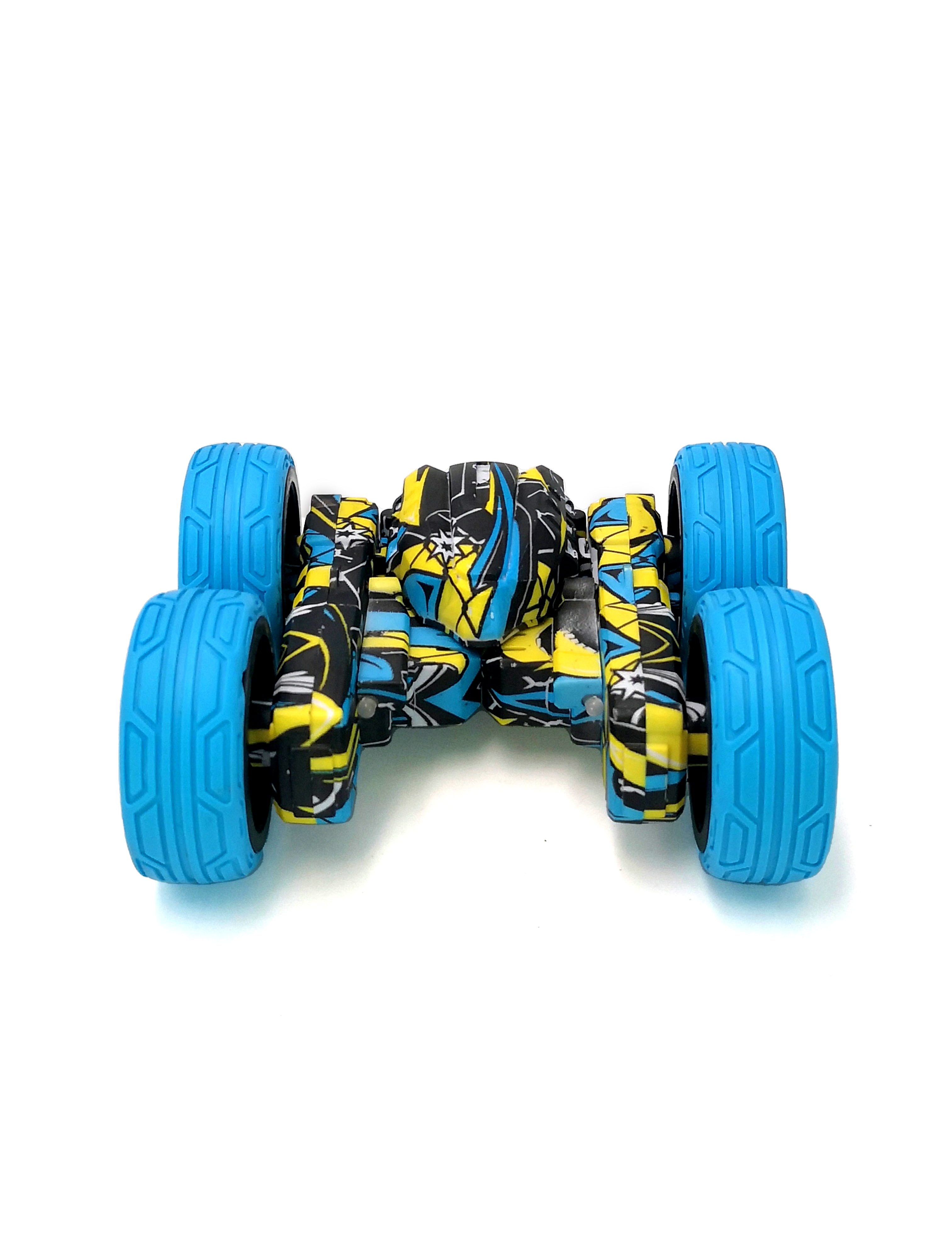 HST Graffiti Blue Wild Style Turbo Topz Stunt Remote contorl car. Spins LED Lights stunts flips fast 360 movement Rechargeable battery included