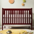 HSUNNS 5in1 Convertible Crib, Baby Crib with Slats, Certified Baby Safe Crib, Converts from