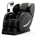 thumbnail image 1 of HSUNNS Massage Chair, Full Body Air Pressure Massage Recliner Chair with Stretch Leg and Built-In Rollers Base, Zero Gravity Massage, 6 Massage Rollers, Portable Stand, Black, 1 of 8