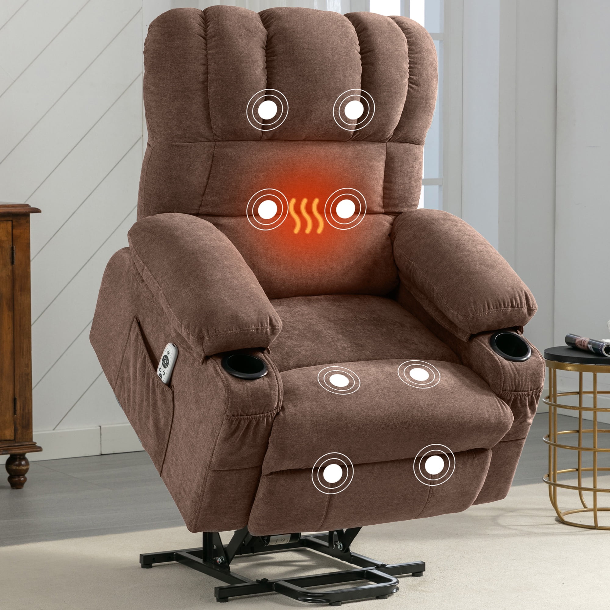 HSUNNS Power Lift Recliner Chair for Elderly, Electric Recliners with ...