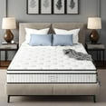 thumbnail image 1 of HSUNNS Twin Size Innerspring Mattress, 10 Inch Hybrid Mattress in a Box with Memory Foam and Pocket Spring, Ergonomic Design & Pressure Relief, Medium Firm Feel, 38"*75"*10, 1 of 8
