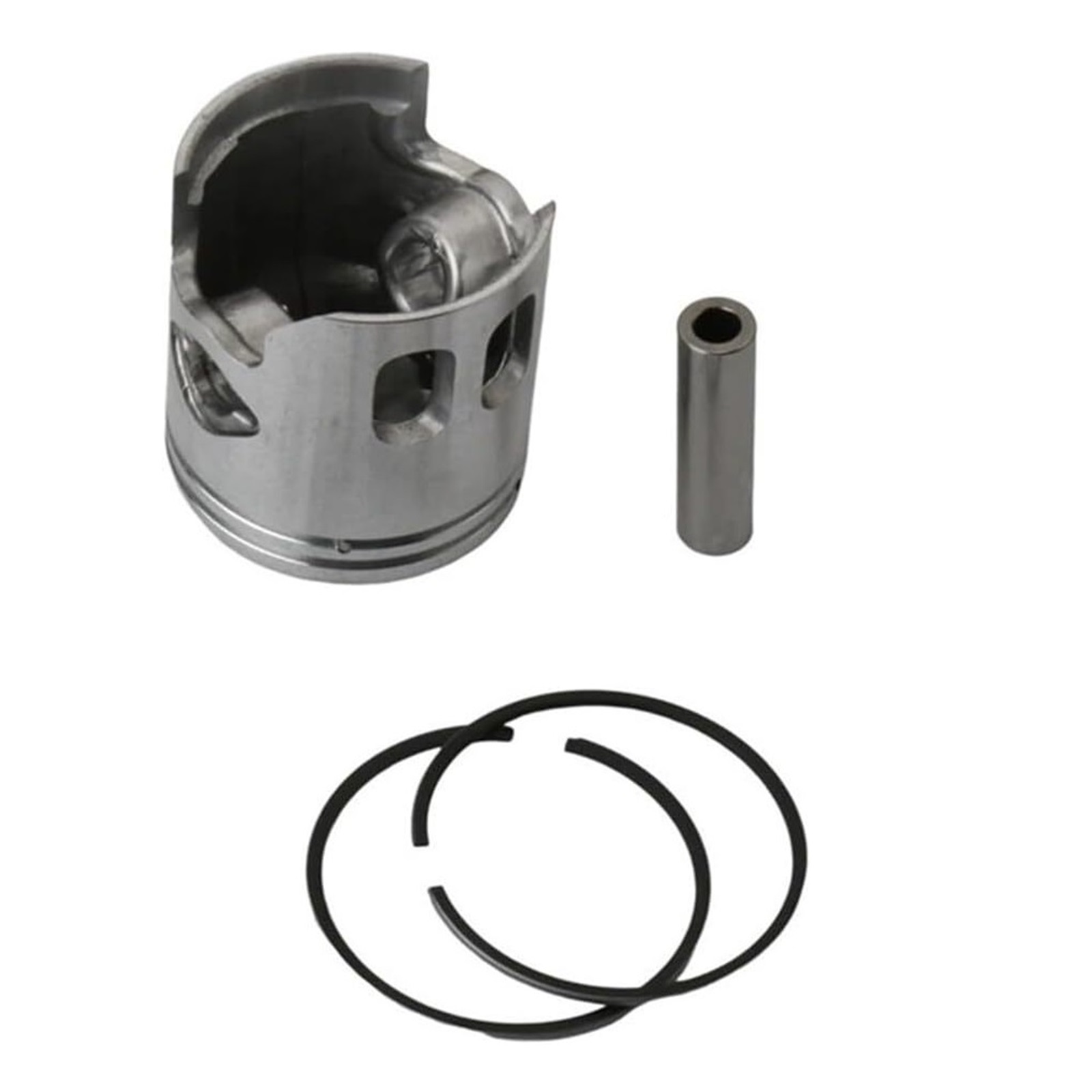 HSUTMEZ Piston Kit for MBK 50, for Ovetto 70cc 2T Engine Scooter, 47mm-70cc 47mm
