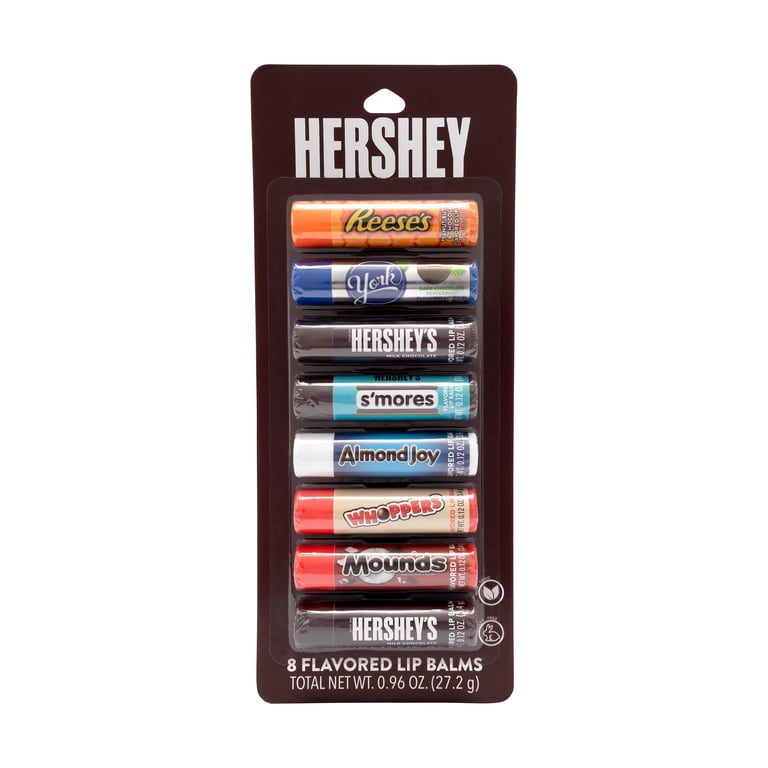 Hershey Lip Balms, 8 Pack, Multiple Flavors - Walmart.com