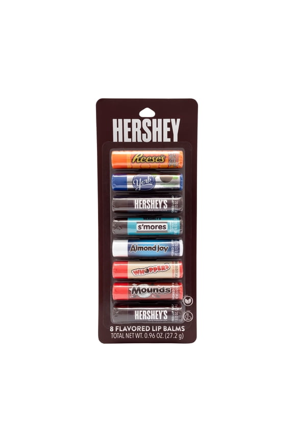 Hershey Lip Balms, 8 Pack, Multiple Flavors