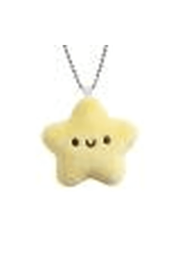 HSYHERE Super Cute Kawaii Smiling Face Happy Cloud Plush Cloud Baby Women Girls Keychain Pendant Metal Key Ring Keychain
