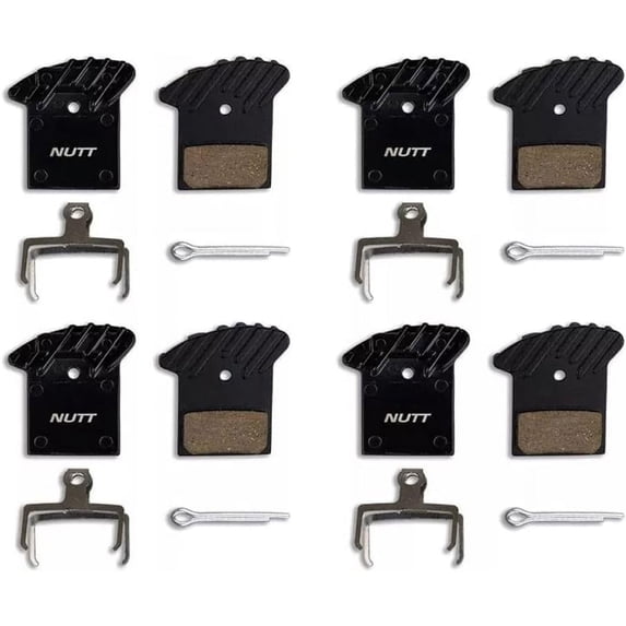 HSayoli Bicycle Hydraulic 4 Pairs Disc Brake Pad Semi Metal Resin Heat Dissipation Scooter for Nutt Oil Avid Bd1 Bd3 E9
