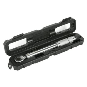 Hyper Tough 1/4-inch Drive Torque Wrench with Storage Case, 35-200 in-lbs