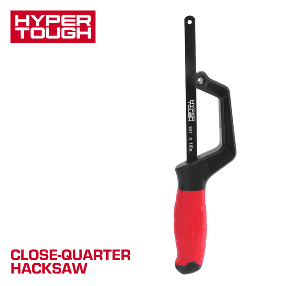 Hyper Tough Close-Quarter Hacksaw with 10-inch Blade