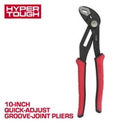 Hyper Tough 10-Inch Quick-Adjust Groove Joint Pliers