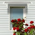 thumbnail image 1 of HT-100 x 80 Household Application Door & Window Rain Cover Eaves Brown Board & White Holder, 1 of 14