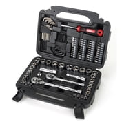 Hyper Tough 110-Piece Drive Mechanic Socket Set, SAE & Metric