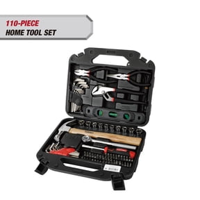 Hyper Tough 110-Piece Home Project Tool Set with Storage Case