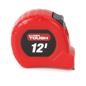 Hyper Tough 12-Foot Tape Measure with Nylon Coated Blade