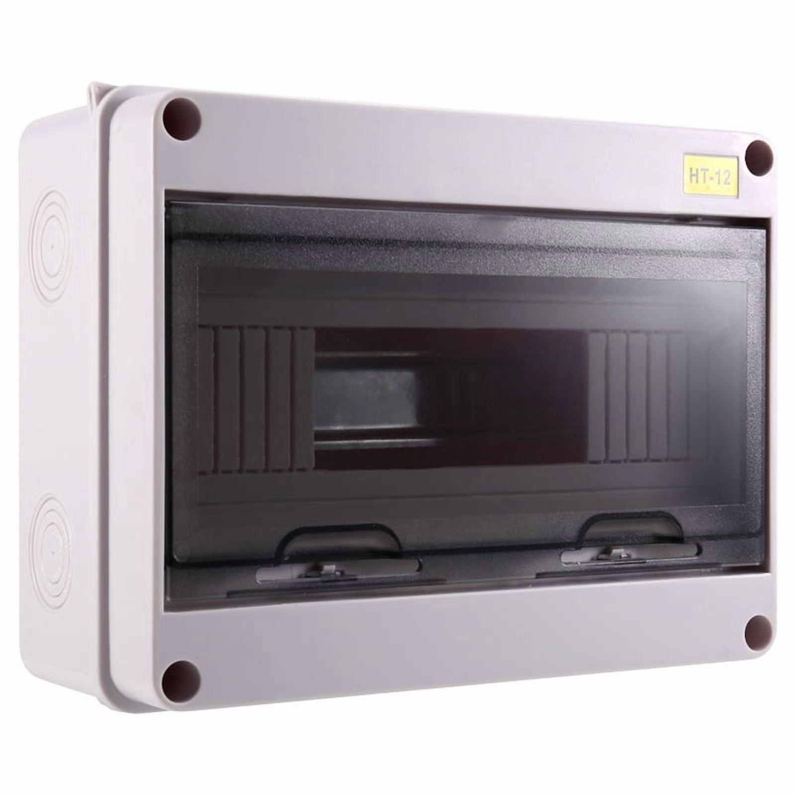 HT-12 Way IP65 Mcb Breaker Box Distribution Protection Box ABS Power Electronic Din Rail Enclosure for Circuit Breaker