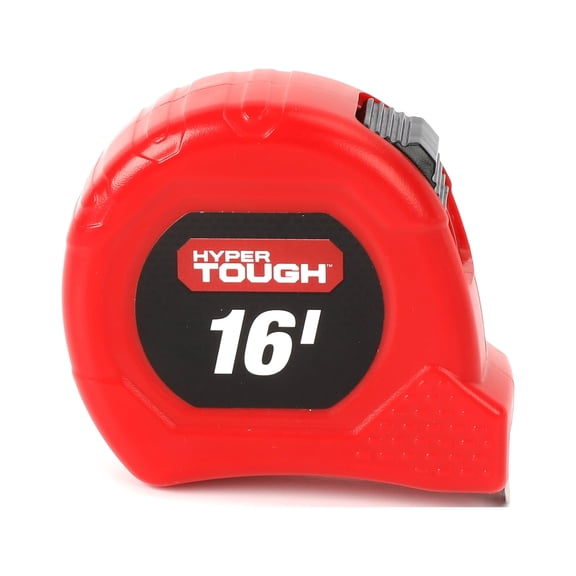 Hyper Tough 16-foot Tape Measure with Nylon Coated Blade