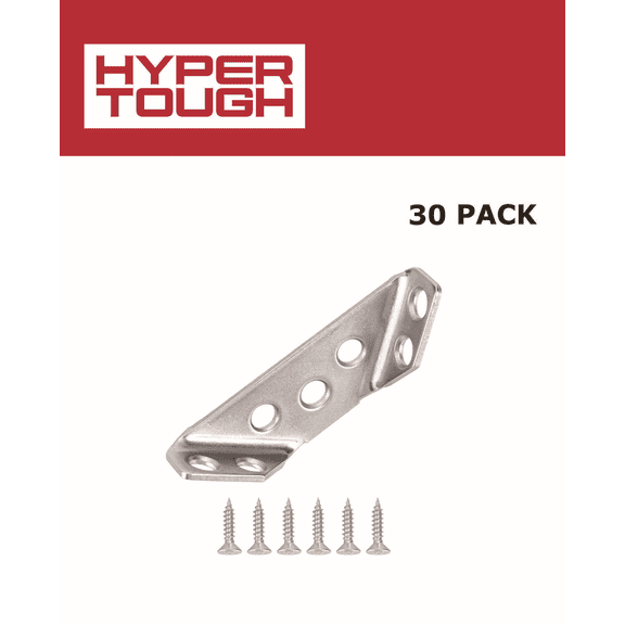 2.5 INCH SS CORNER BRACE,30PK