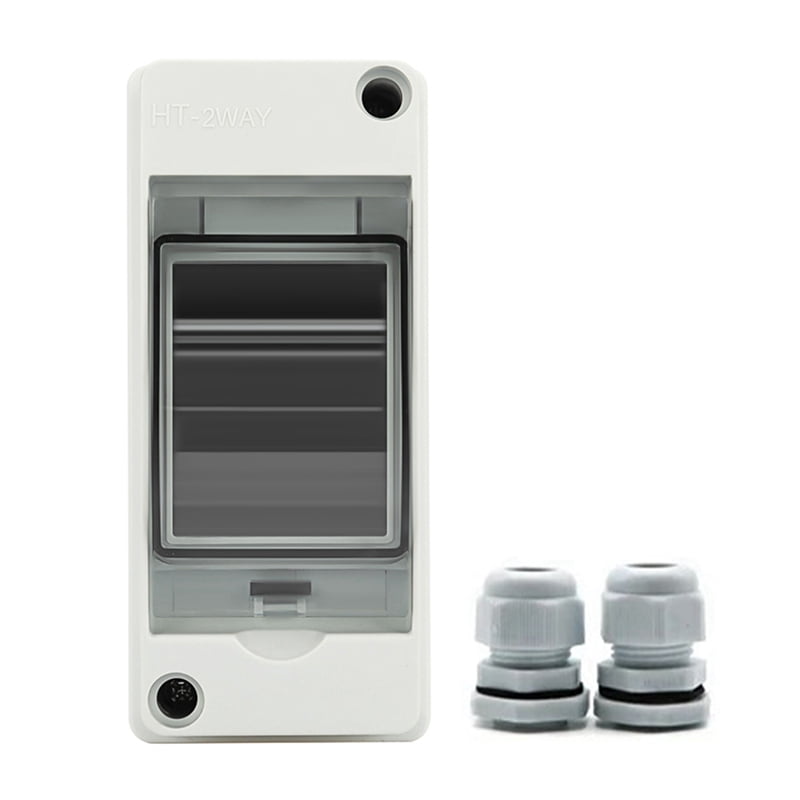 HT-2 IP65 Waterproof Distribution Breaker Box Panel Installation 2 WAY ...