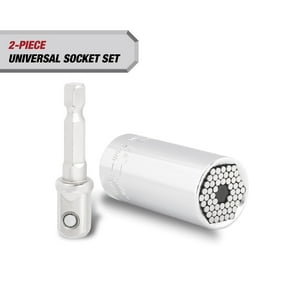 Hyper Tough Universal Socket with Power Drill Adaptor, Fits 1/4-3/4 inch