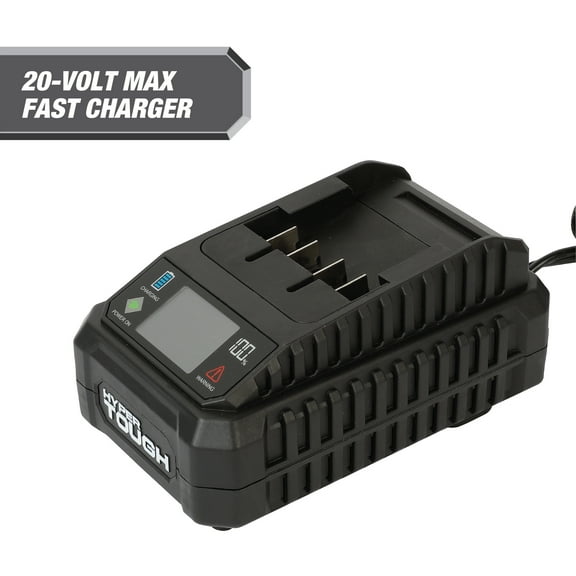 Hyper Tough 20V Lithium-ion Battery Charger with Digital Screen