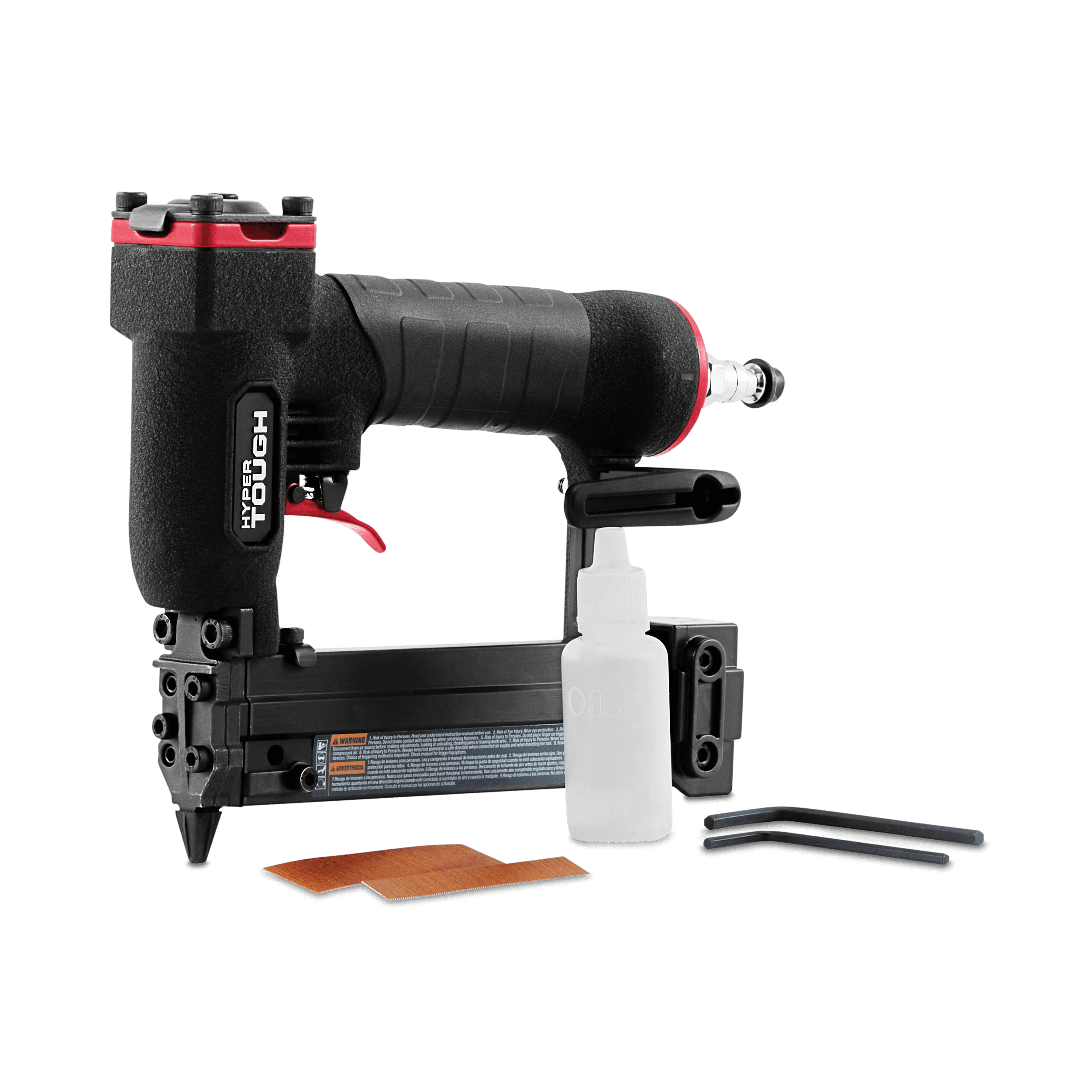 Hyper Tough 23-Gauge Pneumatic Pin Nailer, Air Powered Pin Nail