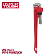 Hyper Tough 24-inch Heavy-Duty Pipe Wrench with 3-in. Jaw Capacity